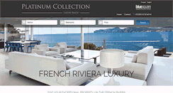 Desktop Screenshot of platinum-collection.com
