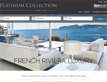 Tablet Screenshot of platinum-collection.com